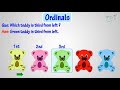 Ordinal Numbers For Kids: Grade 1 Math | TutWay