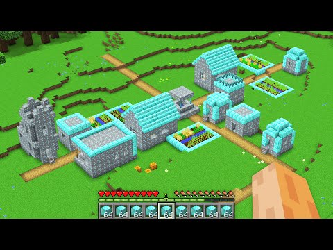 Diamond Craft - Minecraft Animations - I found this secret DIAMOND VILLAGE generation in Minecraft !!! New Secret Villager House Challenge