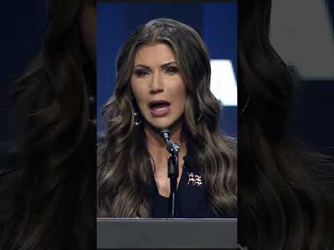 NRA Speech: Noem Warns us Not to Forget the Past. #shortsvideo #shorts Thumbnail