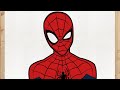 Comment dessiner SPIDERMAN FACILE (Dessin Spiderman Facile) Tuto Etape par Etape