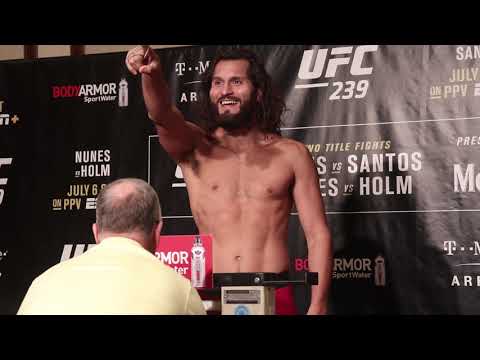 Jorge Masvidal makes weight easily for UFC 239 | UFC 239 Official Weigh-Ins