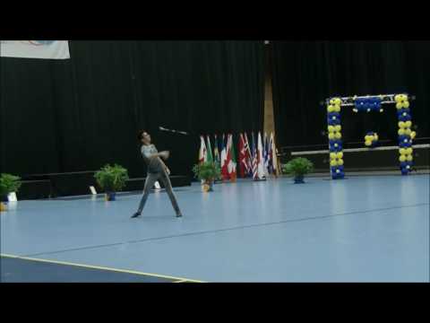 Championnat du monde 2016 Twirling - Préliminaires - Freestyle Masculin Junior - Nathan BOUCHEMAL