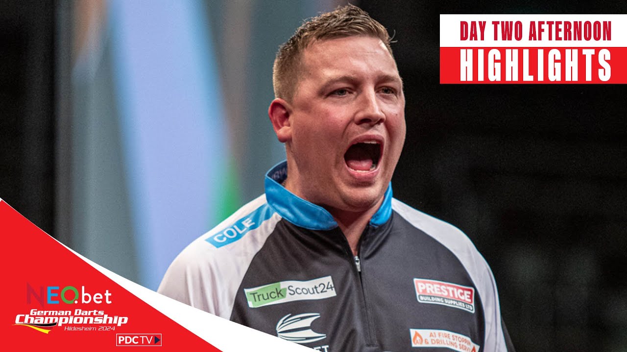 HITTING THE HEIGHTS IN HILDESHEIM! | Day Two Afternoon Highlights | 2024 German Darts Championship