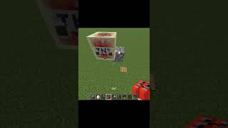 TNT入りサルファーキューブを感圧版に落としてみる #shorts #minecraft #マイクラ