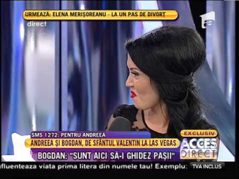 Andreea Mantea si Bogdan Vladau, de sfantul Valentin la Las Vegas