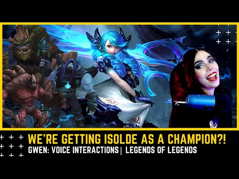 Dinka Kay REACTS: Gwen Voice Interactions + Breakdown | League of Legend