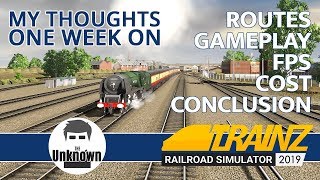 Trainz Railroad Simulator 2019. Routes, Game Play, GPU, Price. My thoughts