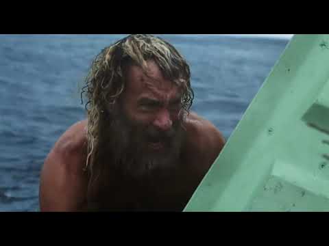 Tom Hanks escaping from the island | Cast Away movie (2000)