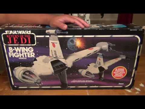 B-Wing fighter vintage 1980s review | Star Wars Return of the Jedi