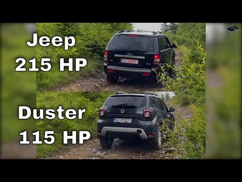 Jeep Grand Cherokee CRD vs Dacia Duster Offroad
