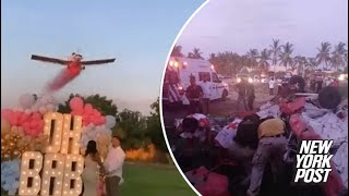 Gender reveal party ends in tragedy as plane crashes in front of oblivious guests | New York Post