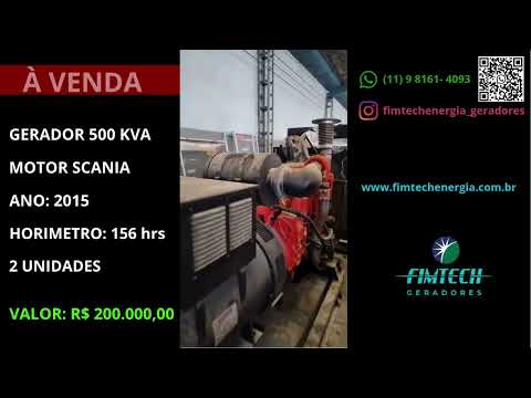 Vídeo: Gerador 500 kVA preço: perguntas e respostas