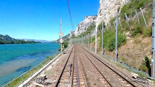 ★ 4K 🇫🇷 Marseille St-Charles - Lyon Part-Dieu cab ride en BB 22200 [07.2022] Füh