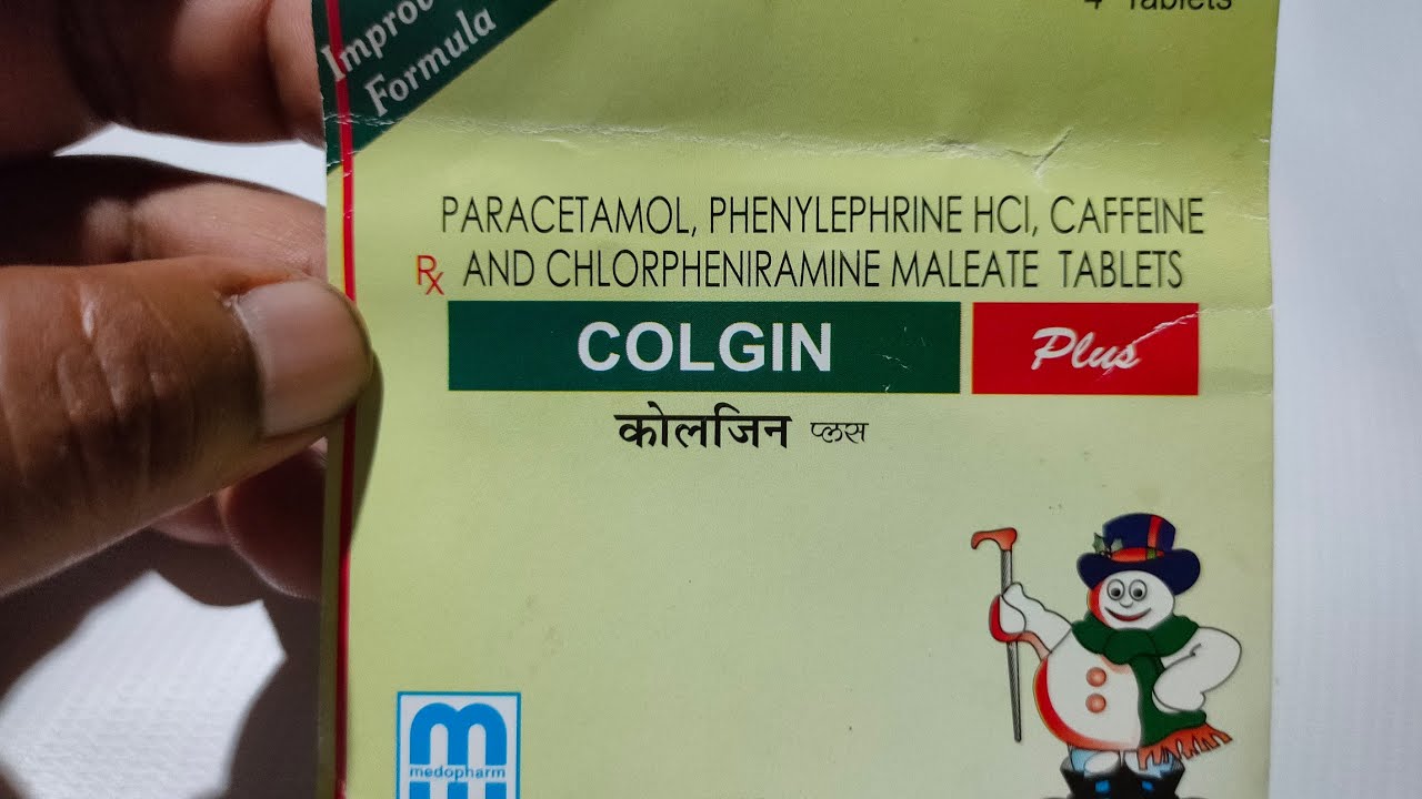 Colgin - Plus Tablet ( Best Anticold Tablet in #INDIA ) IN HINDI AND URDU