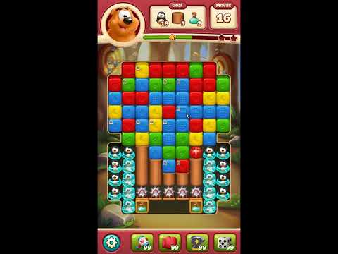 Toon Blast Level 7666 - NO BOOSTERS 🐻🐺🐱 | SKILLGAMING ✔️