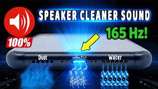 165Hz Speaker Cleaning Sound | Frequency Audio Tone to Remove Water & Dust Quickly