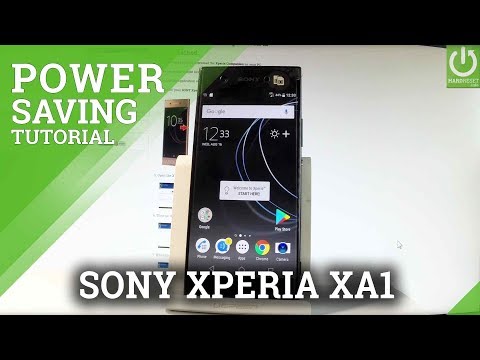 How to Use Battery Saver in SONY Xperia XA1 - Power Saving Mode
