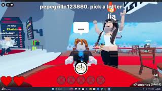 Make a word of other peoples last letters