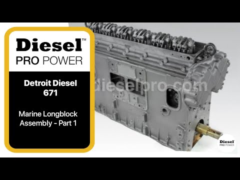 671 Detroit Diesel Long Block Assembly Part 1- DIESELPRO.COM