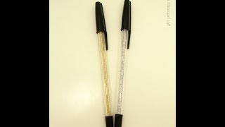 Make your own glitter pens the easy way