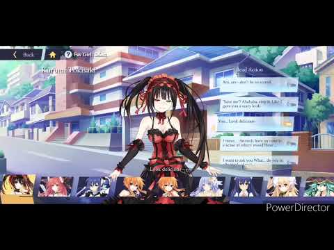 Date a Live Spirit Pledge HD Read Action: Kurumi Tokisaki