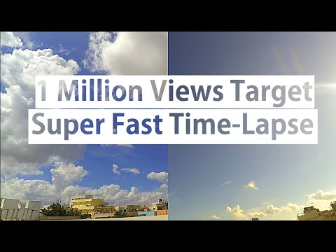 Fast Moving Clouds Time-Lapse