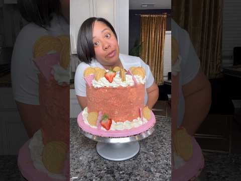 Watch Video: Easy Strawberry Crunch Cake | Box cake mix | Surprise ending!