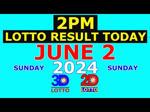 Lotto Result Today 2pm June 2 2024 (PCSO)