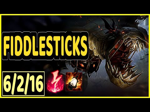 FIDDLESTICKS VS IVERN - 6/2/16 KDA JUNGLE GAMEPLAY