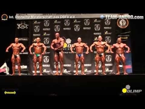 Finale Männer 5 über 100kg Int Deutsche Meisterschaft bodybuilding 1