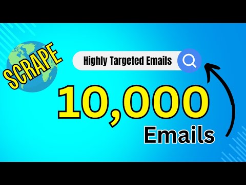 How To Scrape Thousands Of Targeted Emails From Google | Email Marketing