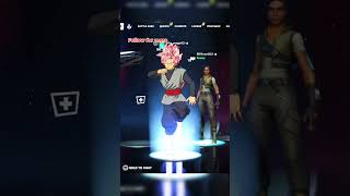 Goku Black default dancing in fortnite is cursed #fortnite #gokublack