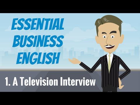 Essential Business English 1 — A Television Interview