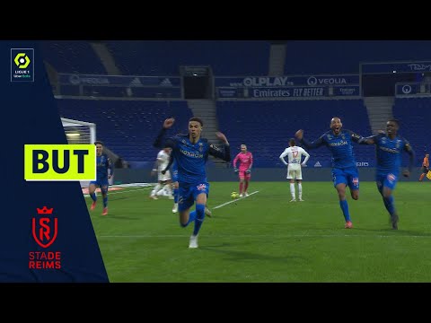 But Hugo EKITIKE (90' +3 - SdR) OLYMPIQUE LYONNAIS - STADE DE REIMS (1-2) 21/22