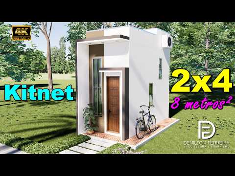 190 - 🏠 Mini Kitnet 8m² com Mezanino | Design Inteligente
