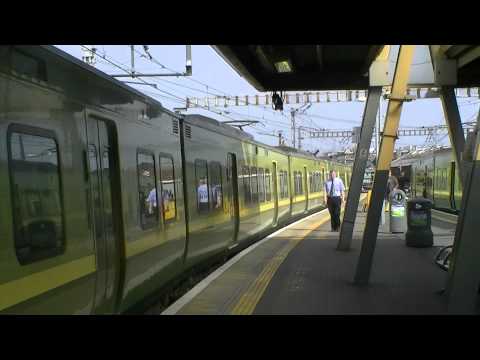 Iarnród Éireann Irish Rail DART 8520 EMU 85xx + 8527 depart Dublin Connolly Station