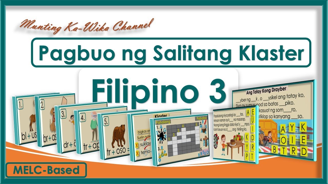 Pagbuo ng Salitang Klaster