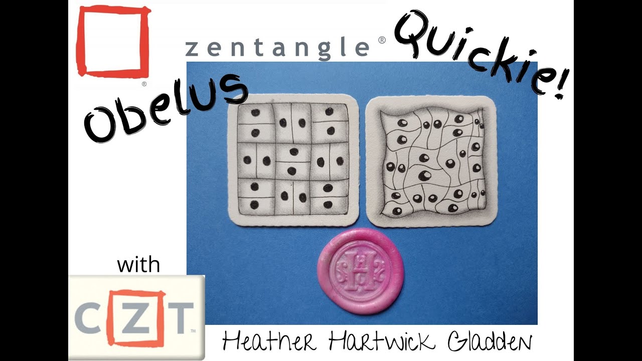 Obelus | Zentangle® Quickie