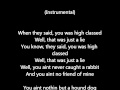 Elvis Presley Hound Dog Lyric On Screen