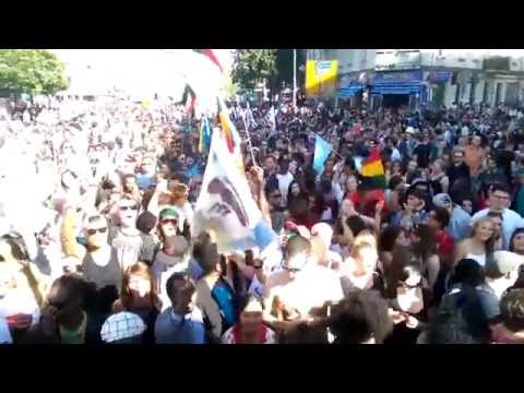 Blessed Love and Vido Jelashe @ KdK 2015 on the YAAM Truck