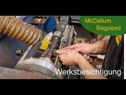 McCallum Bagpipes Werksbesichtigung