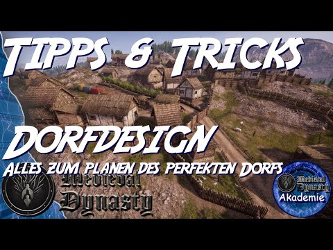 Tipps & Tricks Dorf Design 🐻 Wie Ihr das perfekte Dorf plant 🐻#Medievaldynasty #tippsundtricks