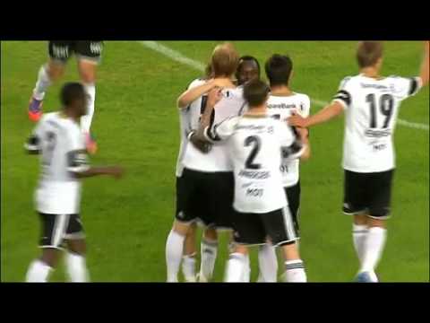 John Chibuike scores a piledriver for Rosenborg