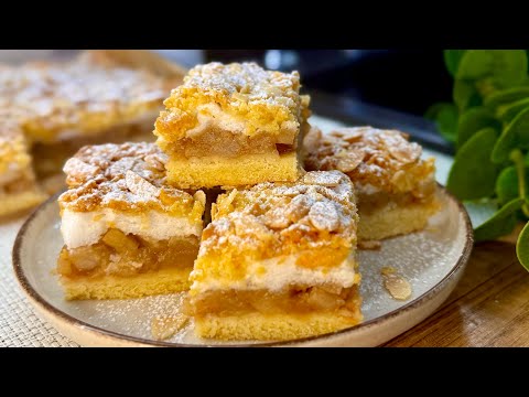 🍎Ta szarlotka zawsze się udaje! Trik na puszystą i stabilną pianę🍏🔥