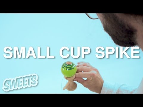 How to SMALL CUP SPIKE - Kendama Trick Tutorial - Sweets Kendamas