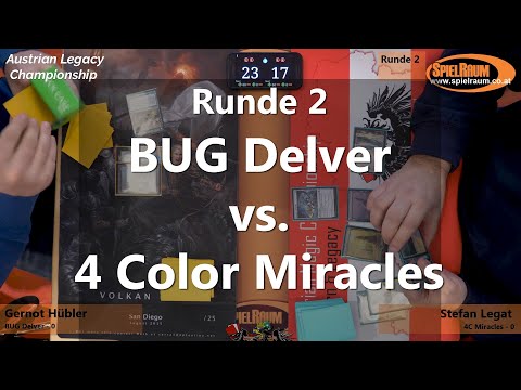 Legacy Championship Finale 2019: Runde 2 - BUG Delver VS. 4C Miracles [Deutsch]