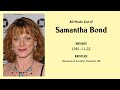 Samantha Bond Movies List Samantha Bond Filmography Of Samantha Bond