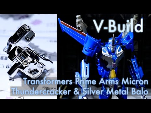 Arms Micron Thundercracker and Silver Metal Balo - V-Build 65