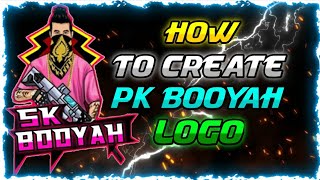 How to make pk booyah logo