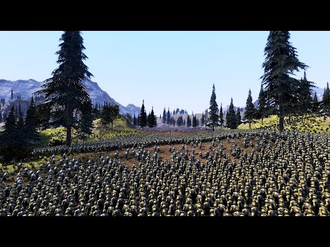 ELVES DEFEND THE CASTLE AGAINST40,000 ORCS   ULTIMATE EPIC BATTLE SIMULATOR UEBS